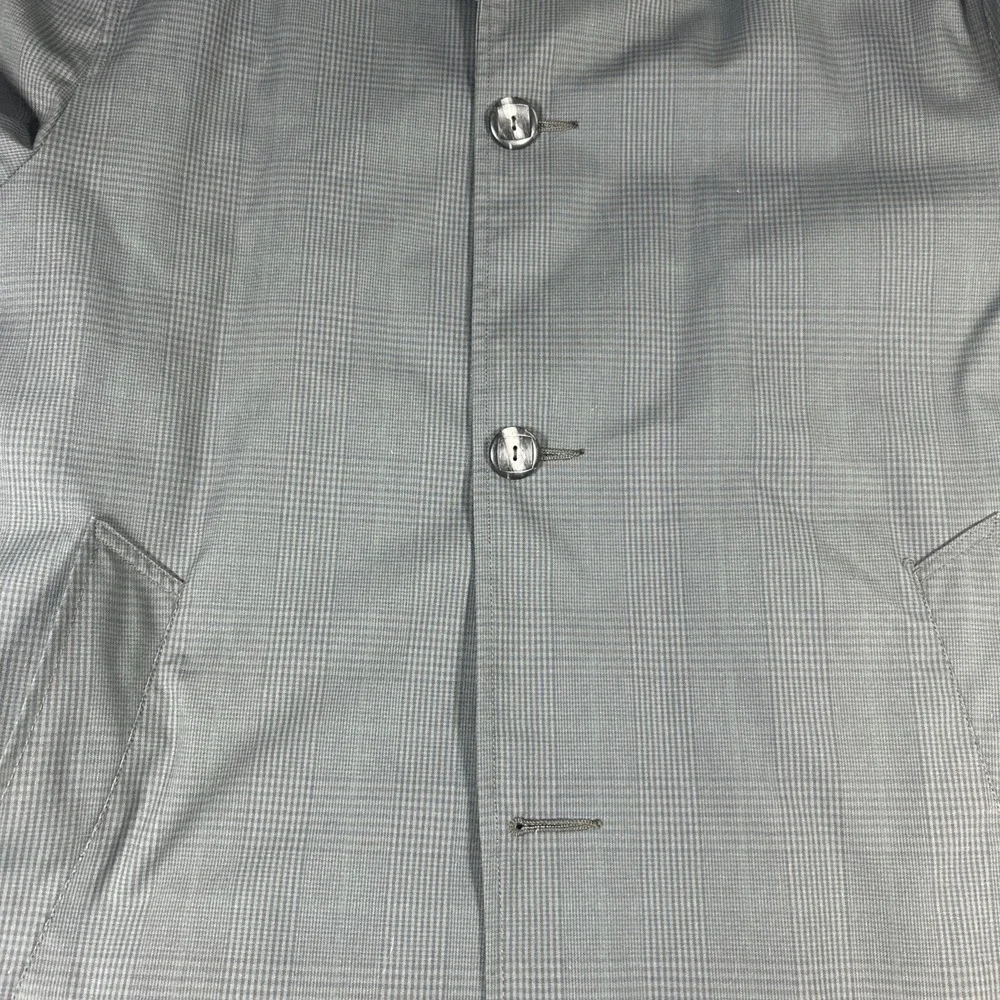 Vintage Inca The Falcon Boston Mens M‎ Gray 100% Alpaca Pile Trench Coat Jacket